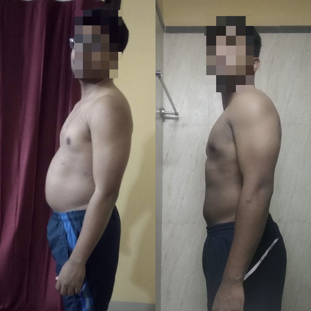 Client transformation — Down 15kg · 6 months